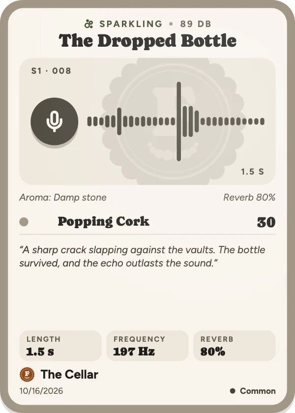A Common card, The Dropped Bottle