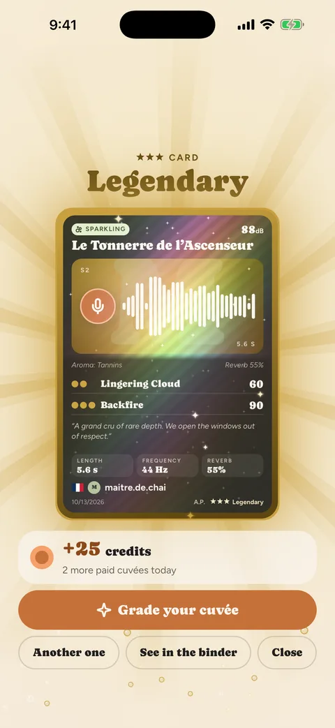 A Legendary card revealed